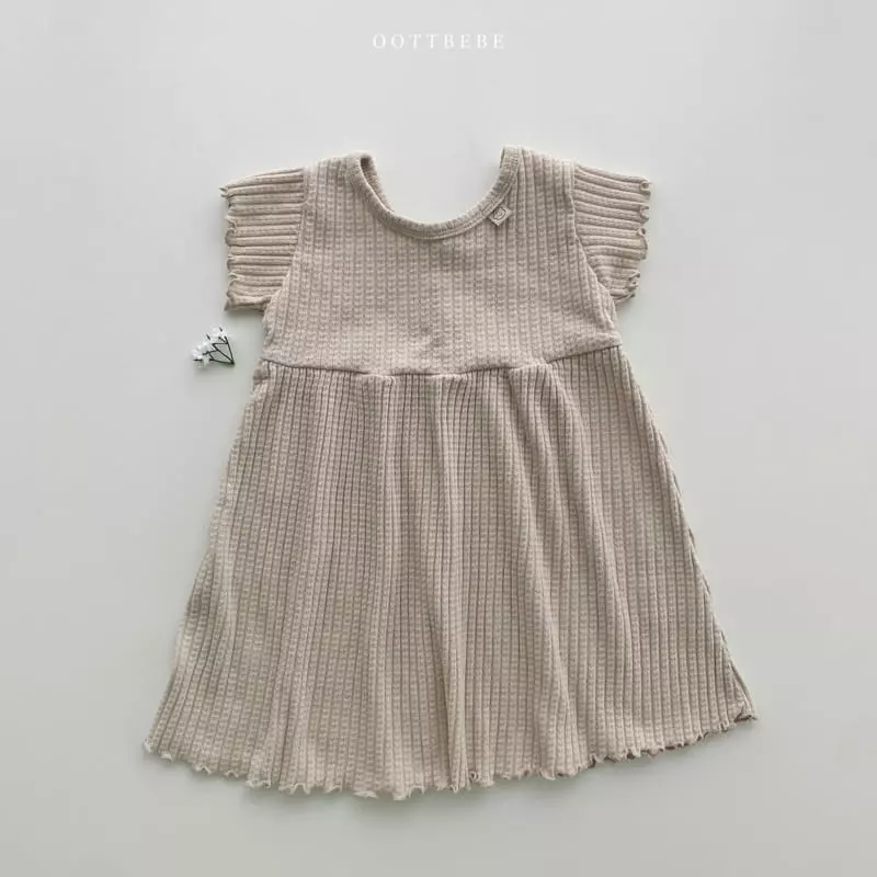 Oott Bebe - Korean Children Fashion - #childofig - Wave One-piece - 2