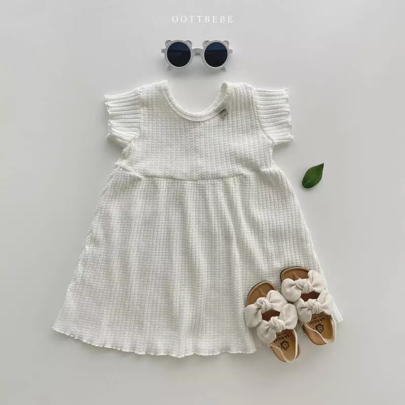 Oott Bebe - Korean Children Fashion - #childrensboutique - Wave One-piece - 3