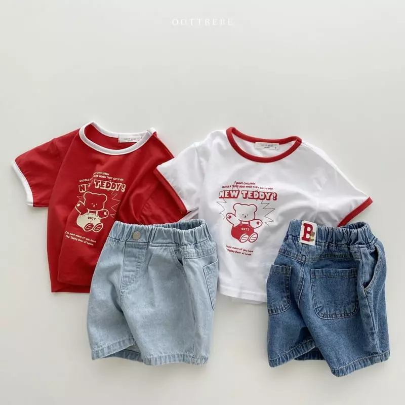 Oott Bebe - Korean Children Fashion - #designkidswear - New Teddy Tee - 5