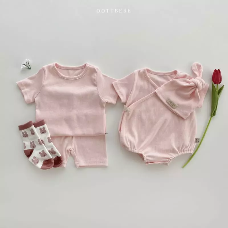Oott Bebe - Korean Children Fashion - #designkidswear - Ade Rib Easywear - 8