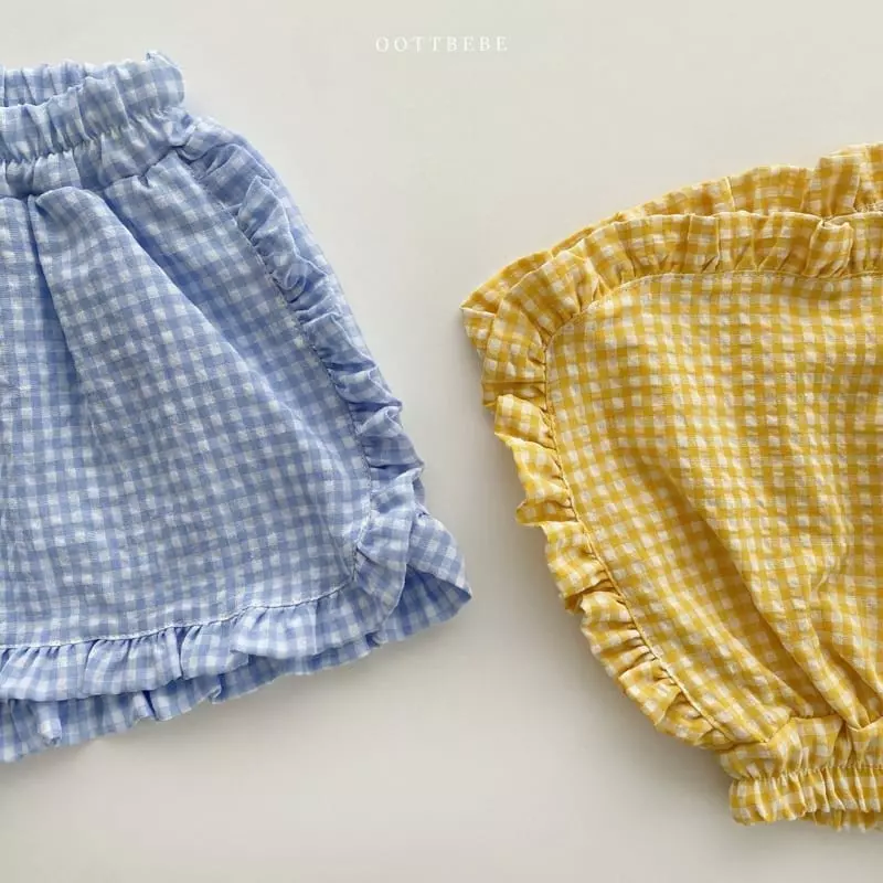 Oott Bebe - Korean Children Fashion - #designkidswear - Flower Bear Frill Shorts - 4