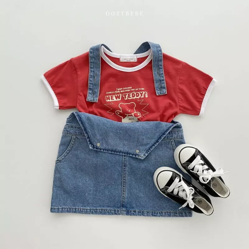 Oott Bebe - Korean Children Fashion - #fashionkids - New Teddy Tee - 7