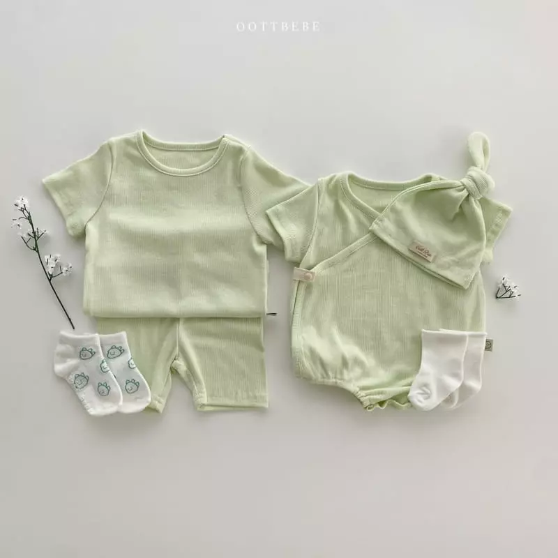 Oott Bebe - Korean Children Fashion - #kidsshorts - Ade Rib Easywear - 11