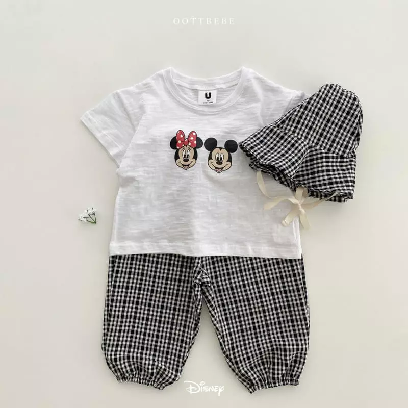 Oott Bebe - Korean Children Fashion - #kidsshorts - Check Pants - 8