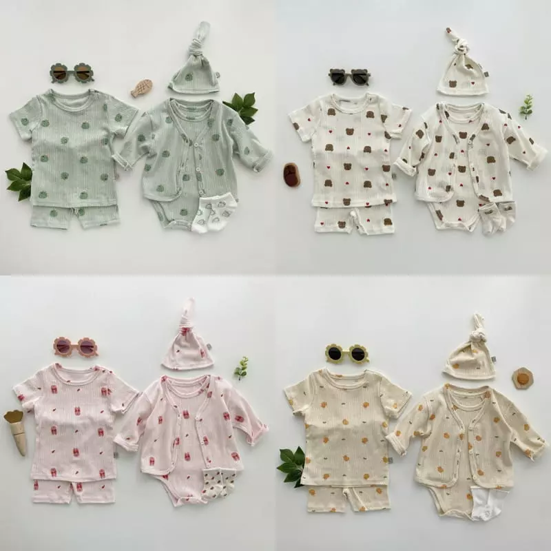 Oott Bebe - Korean Children Fashion - #kidzfashiontrend - Jue Jue Jacquard Easywear