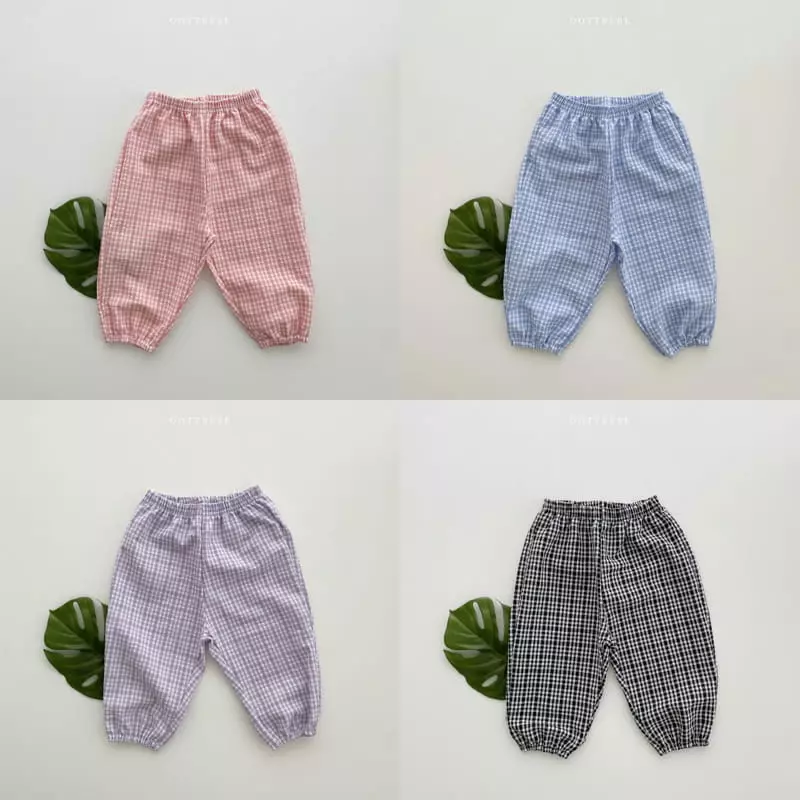 Oott Bebe - Korean Children Fashion - #kidzfashiontrend - Check Pants - 10