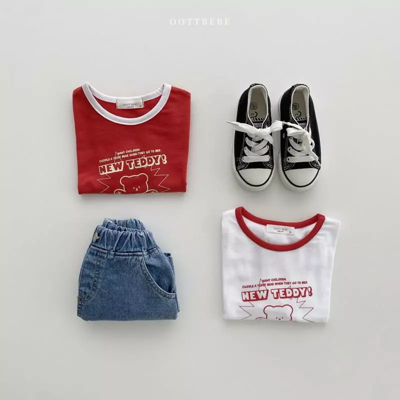 Oott Bebe - Korean Children Fashion - #littlefashionista - New Teddy Tee - 12