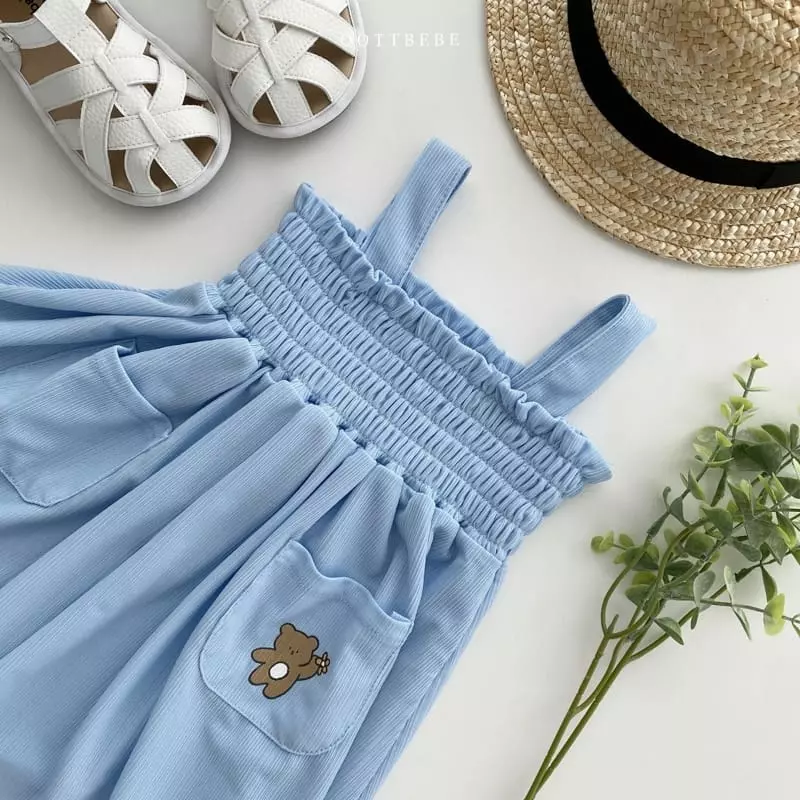 Oott Bebe - Korean Children Fashion - #magicofchildhood - Pinwheel Pleats One-piece - 6