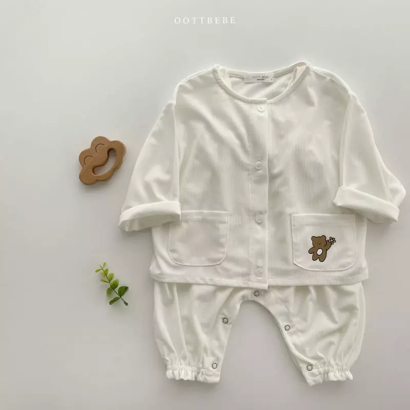 Oott Bebe - Korean Children Fashion - #magicofchildhood - Pinwheel Pleats Bodysuit - 5