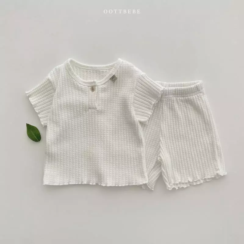 Oott Bebe - Korean Children Fashion - #magicofchildhood - Wave Top Bottom Set - 11