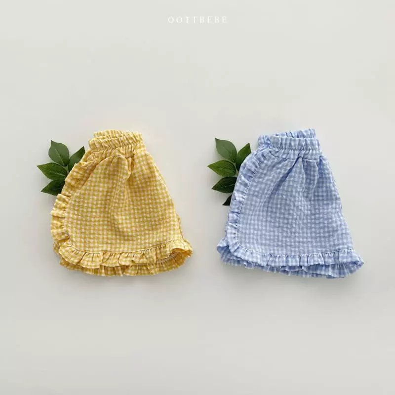 Oott Bebe - Korean Children Fashion - #minifashionista - Flower Bear Frill Shorts - 12