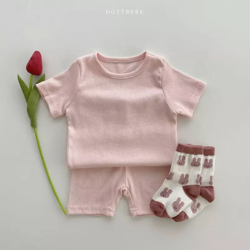 Oott Bebe - Korean Children Fashion - #minifashionista - Ade Rib Easywear