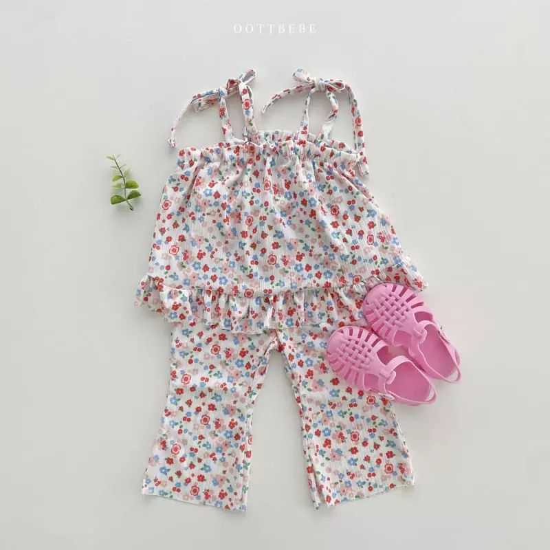 Oott Bebe - Korean Children Fashion - #minifashionista - Sarlang Petit Top Bottom Set - 3