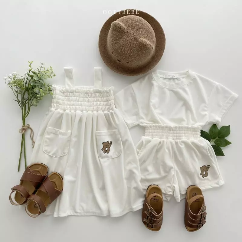 Oott Bebe - Korean Children Fashion - #prettylittlegirls - Pinwheel Pleats Top Bottom Set - 9