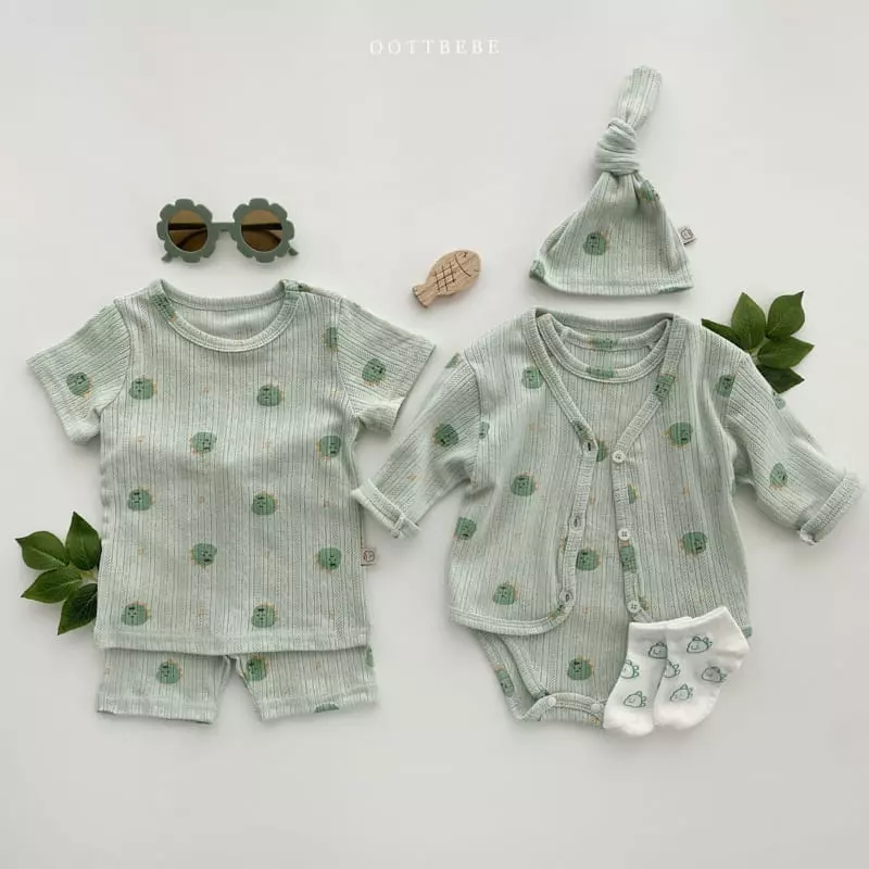 Oott Bebe - Korean Children Fashion - #prettylittlegirls - Jue Jue Jacquard Easywear - 6