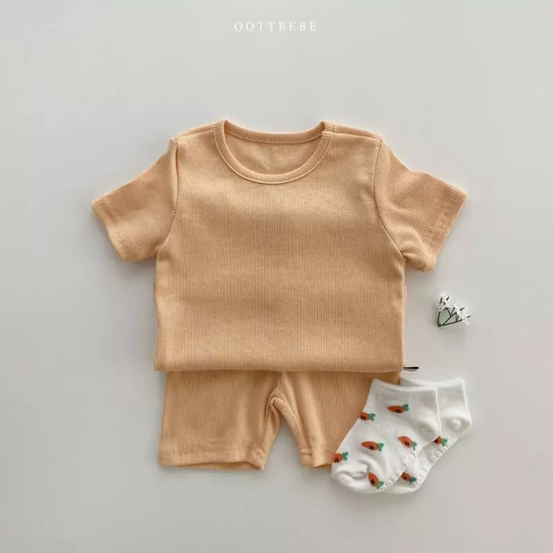 Oott Bebe - Korean Children Fashion - #prettylittlegirls - Ade Rib Easywear - 2