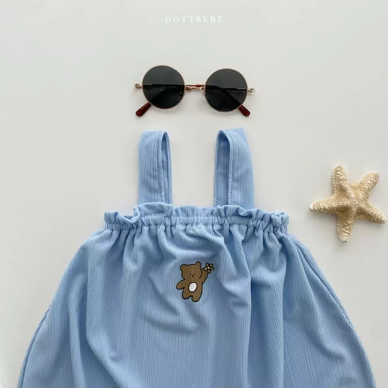 Oott Bebe - Korean Children Fashion - #stylishchildhood - Pinwheel Pleats Bodysuit - 10