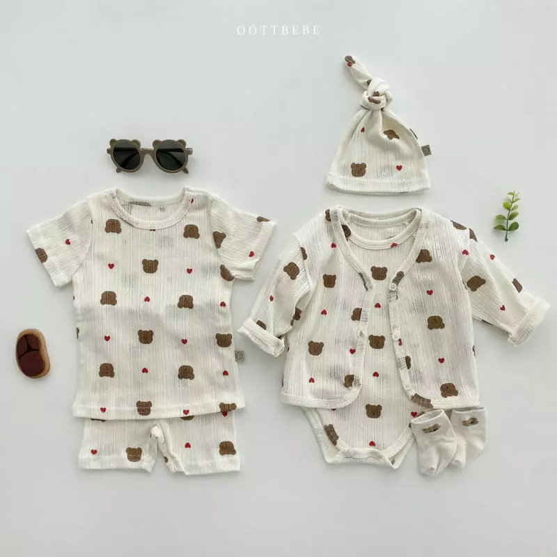 Oott Bebe - Korean Children Fashion - #stylishchildhood - Jue Jue Jacquard Easywear - 9