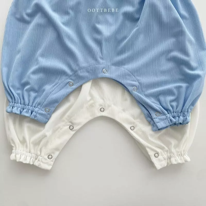 Oott Bebe - Korean Children Fashion - #todddlerfashion - Pinwheel Pleats Bodysuit - 8