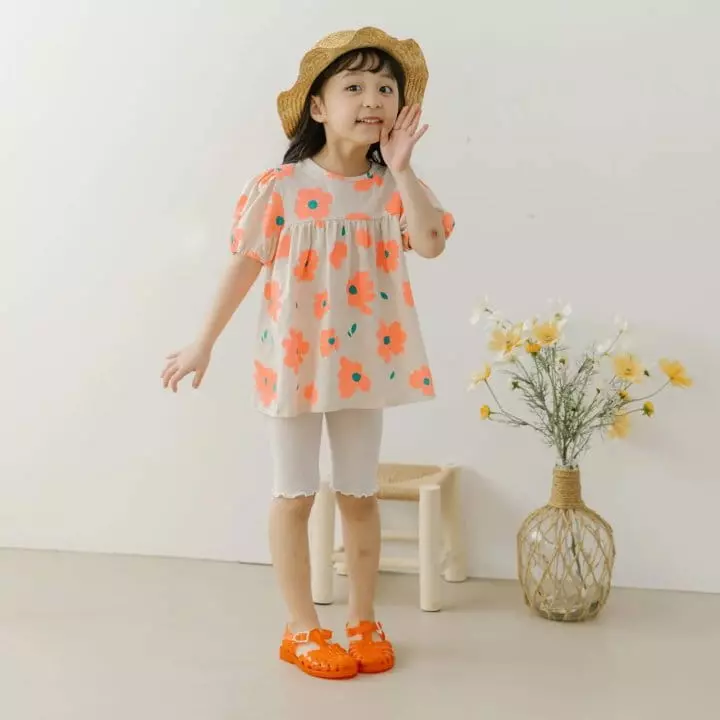 Orange Mom - Korean Children Fashion - #Kfashion4kids - Short Leggings