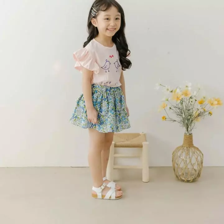 Orange Mom - Korean Children Fashion - #childofig - Flower Cancan Skirt - 3