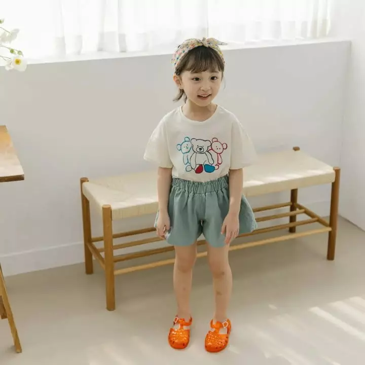 Orange Mom - Korean Children Fashion - #discoveringself - Three Bears Tee