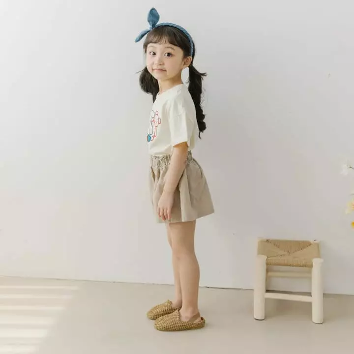 Orange Mom - Korean Children Fashion - #kidsshorts - Three Bears Tee - 3