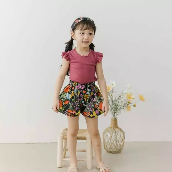 Orange Mom - Korean Children Fashion - #magicofchildhood - Wing Rib Tee - 2