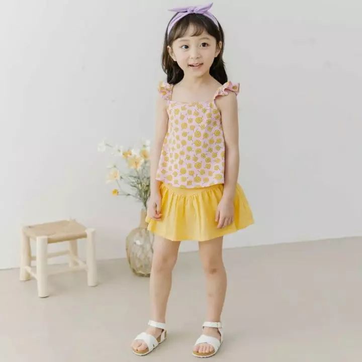 Orange Mom - Korean Children Fashion - #magicofchildhood - Heart Clover Sleeveless