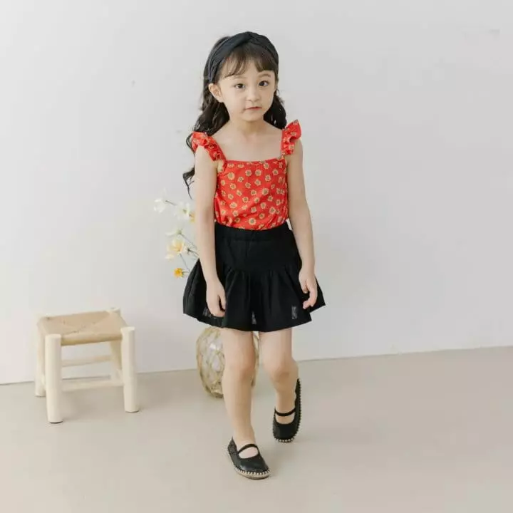Orange Mom - Korean Children Fashion - #minifashionista - Heart Clover Sleeveless - 2