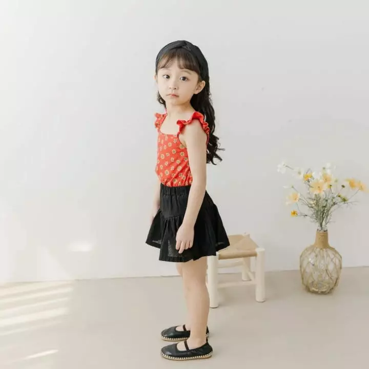 Orange Mom - Korean Children Fashion - #prettylittlegirls - Heart Clover Sleeveless - 3