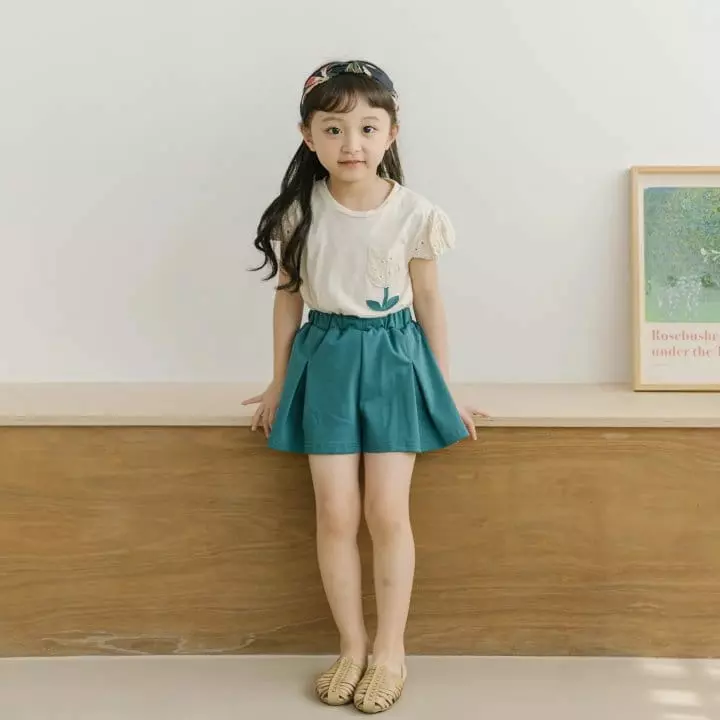 Orange Mom - Korean Children Fashion - #toddlerclothing - Tuliip Pocket Tee - 3