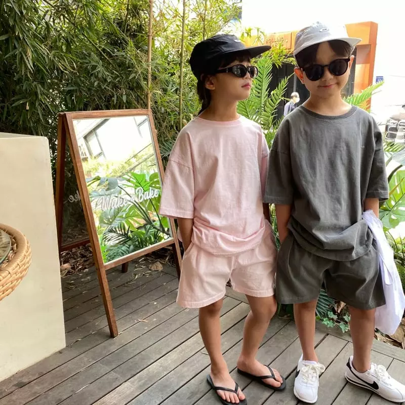 Our - Korean Children Fashion - #childofig - Us Paint Top Bottom Set - 9