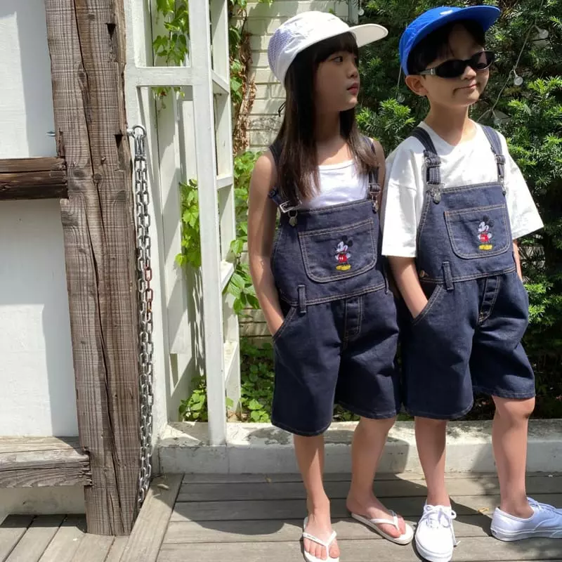 Our - Korean Children Fashion - #designkidswear - Mickey Overalls - 9