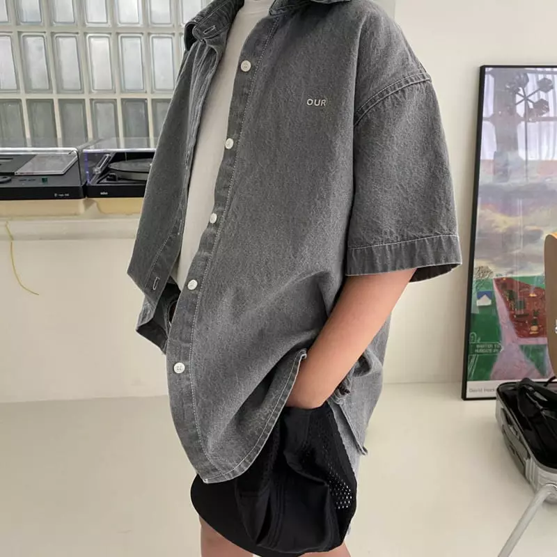 Our - Korean Children Fashion - #designkidswear - Use Denim Shirt - 6