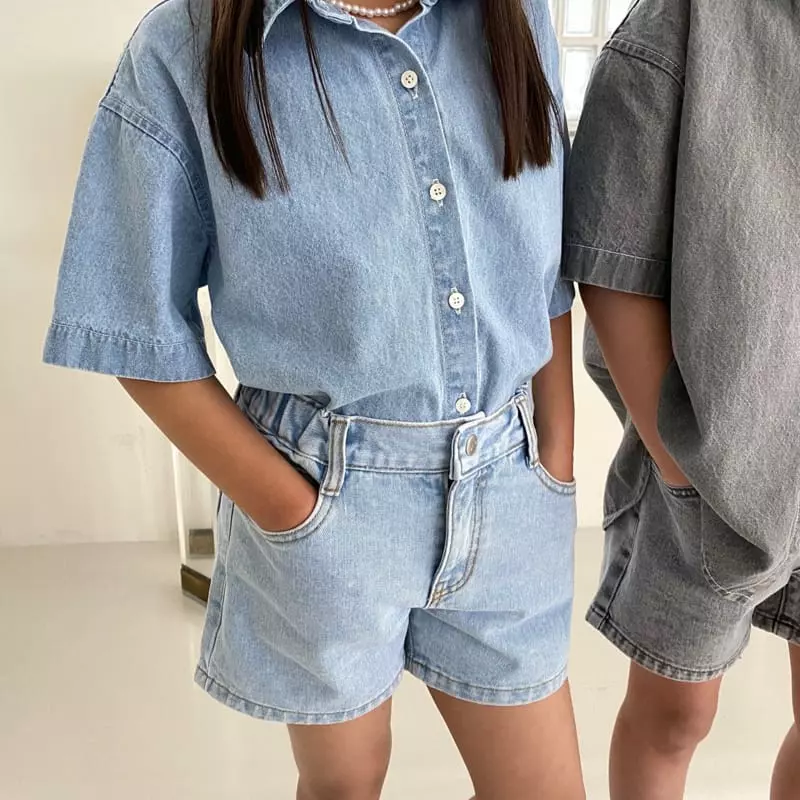 Our - Korean Children Fashion - #discoveringself - Use Denim Shirt - 7