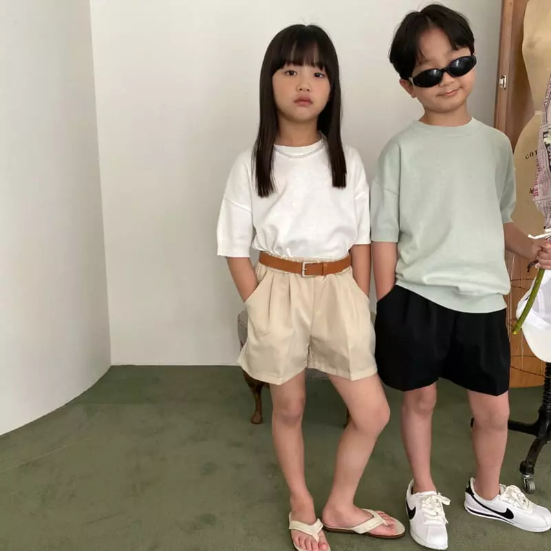 Our - Korean Children Fashion - #designkidswear - Steady Round nit Tee - 4