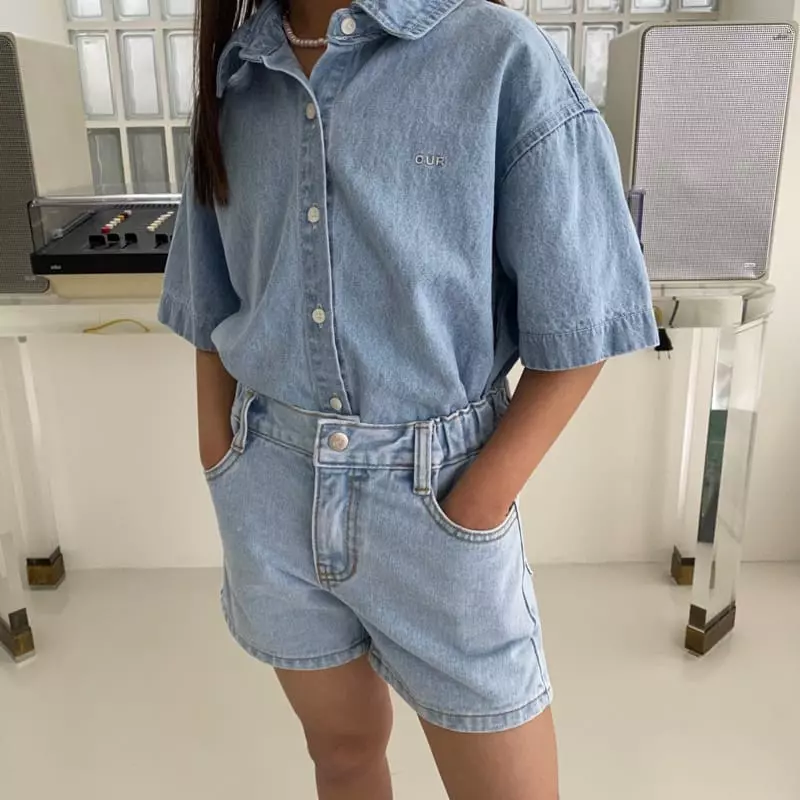 Our - Korean Children Fashion - #fashionkids - Use Denim Shirt - 8