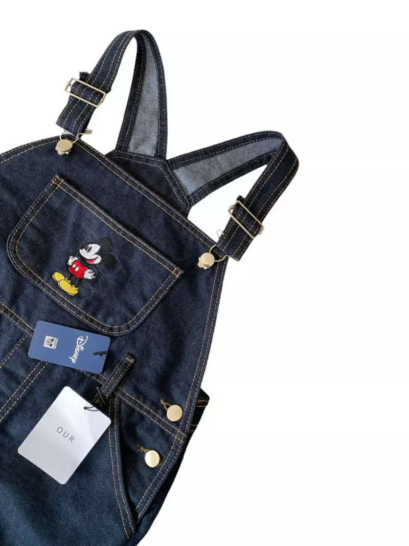 Our - Korean Children Fashion - #kidsshorts - Mickey Overalls - 12