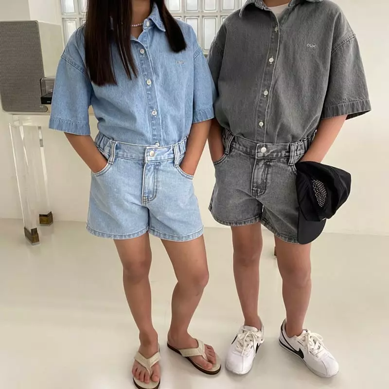 Our - Korean Children Fashion - #kidsstore - Use Denim Shirt - 10
