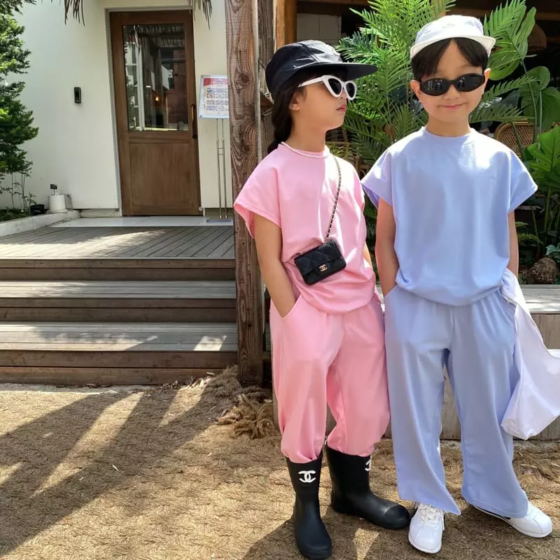 Our - Korean Children Fashion - #littlefashionista - Airy Top Bottom Set