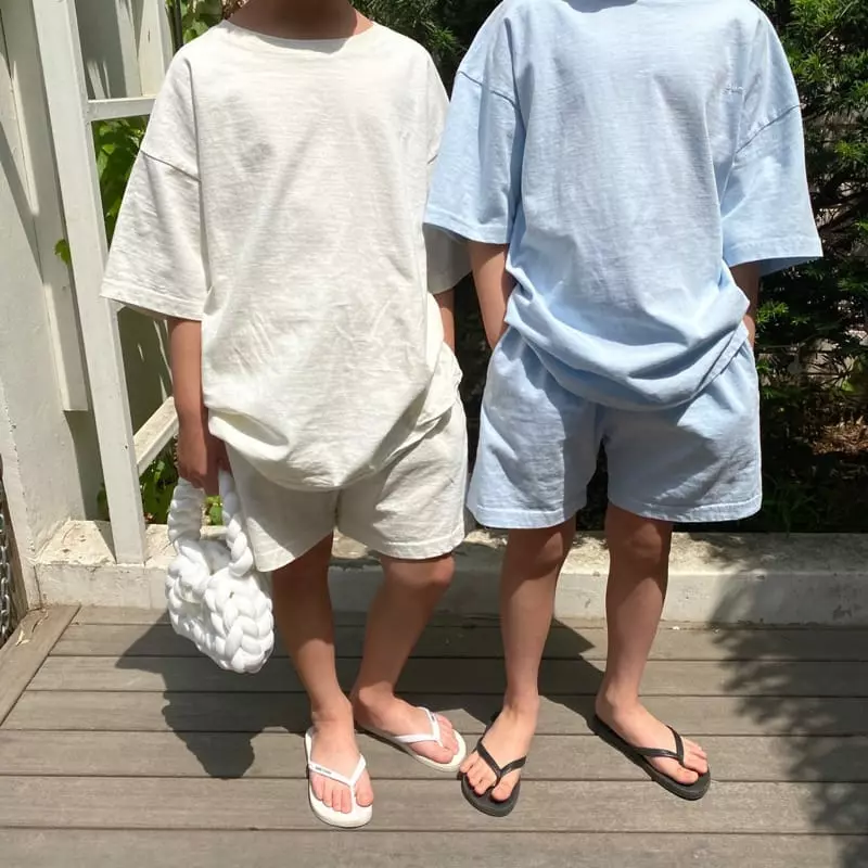 Our - Korean Children Fashion - #magicofchildhood - Us Paint Top Bottom Set - 3