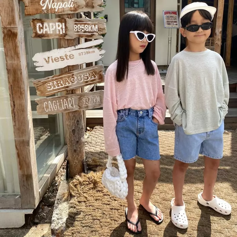 Our - Korean Children Fashion - #minifashionista - Ade Linen Tee