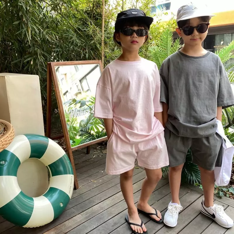 Our - Korean Children Fashion - #prettylittlegirls - Us Paint Top Bottom Set - 5