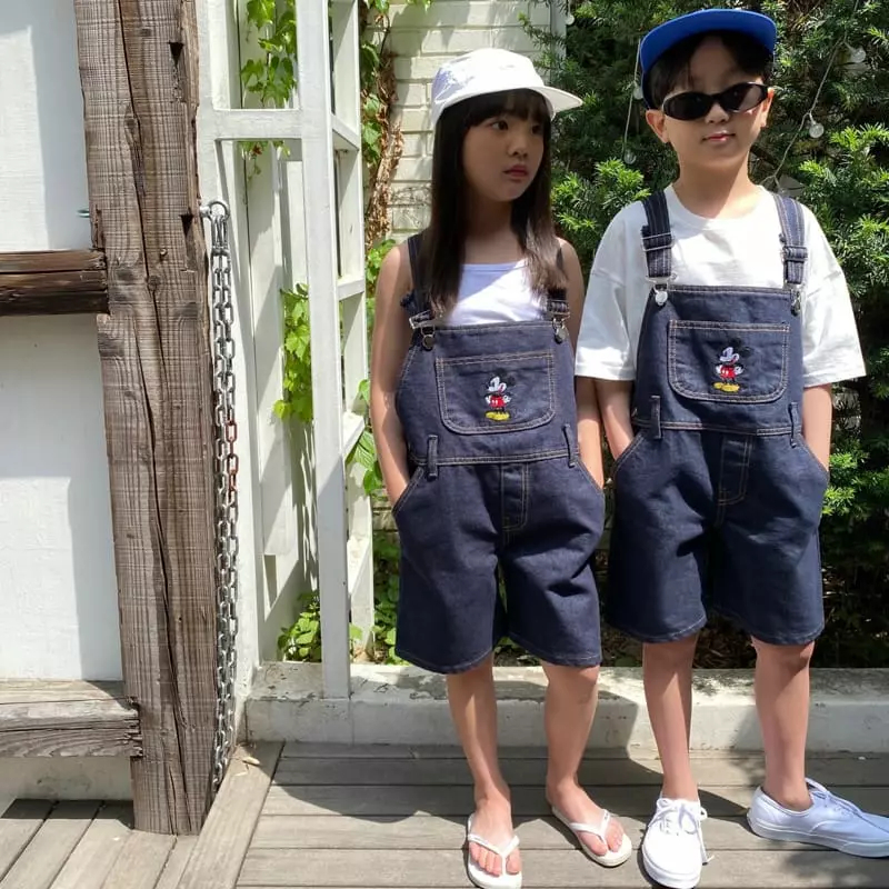 Our - Korean Children Fashion - #prettylittlegirls - Mickey Overalls - 3