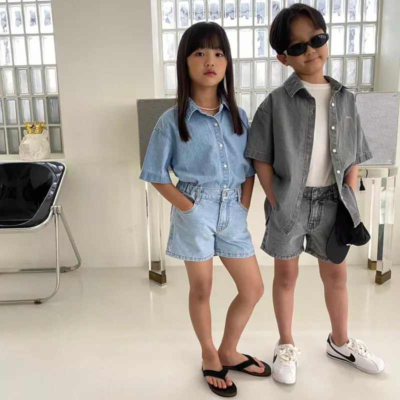 Our - Korean Children Fashion - #prettylittlegirls - Use Denim Shirt - 2