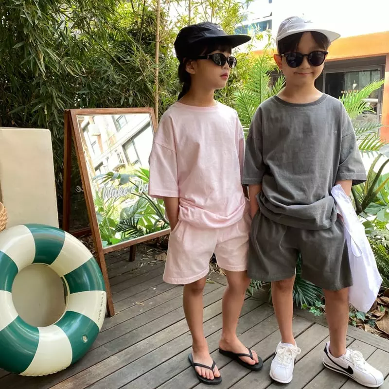 Our - Korean Children Fashion - #todddlerfashion - Us Paint Top Bottom Set - 6
