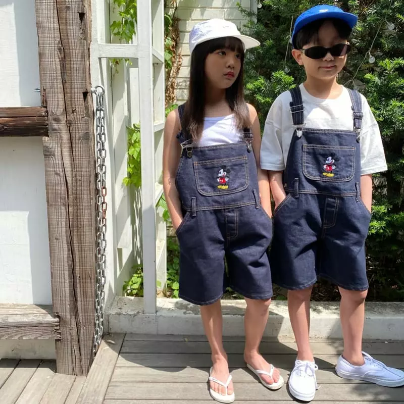 Our - Korean Children Fashion - #prettylittlegirls - Mickey Overalls - 4