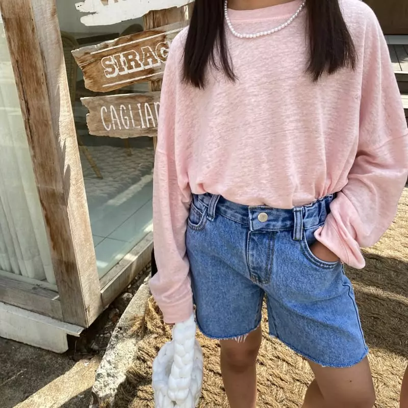 Our - Korean Children Fashion - #todddlerfashion - Ade Linen Tee - 3