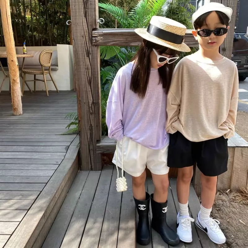 Our - Korean Children Fashion - #todddlerfashion - Ade Linen Tee - 4